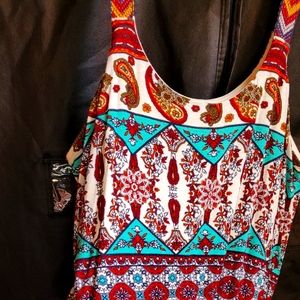 Xhilaration printed romper